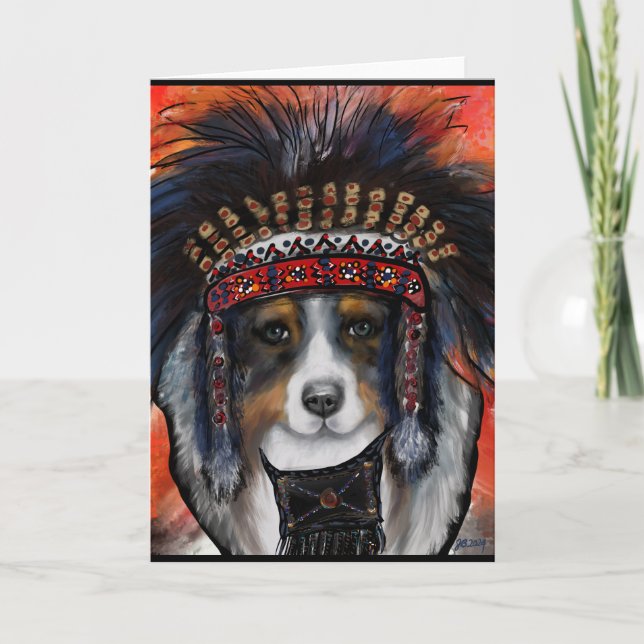 TARJETA AUSTRALIAN SHEPHERD (Anverso)