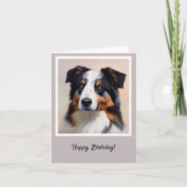 Tarjeta Australian Shepherd Kopf - 