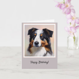 Tarjeta Australian Shepherd Kopf - 