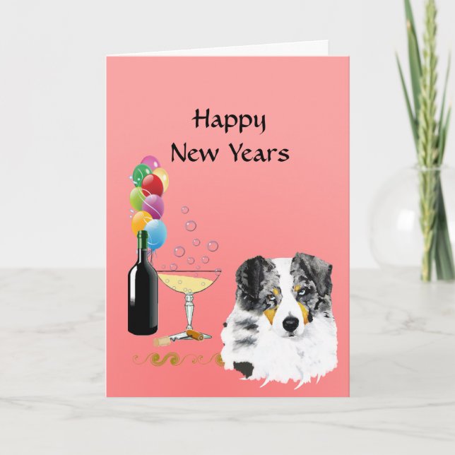 Tarjeta australiana de las Felices Año Nuevo del (Anverso)