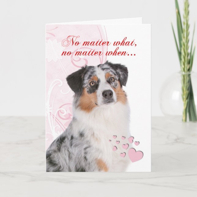Tarjeta australiana del el día de San Valentín del (Anverso)