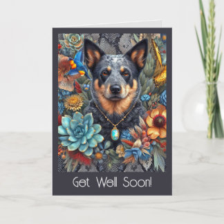 Tarjeta australiana para perros y abrazos