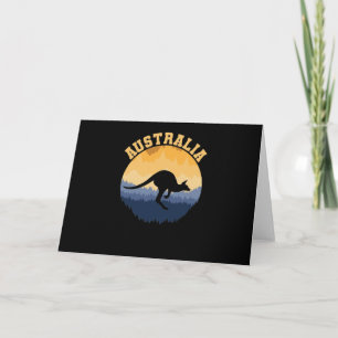 Tarjeta Australien Australia Känguru
