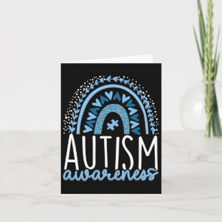 Tarjeta Autismo Arcoiris Autista Inclusión del Orgullo Adh