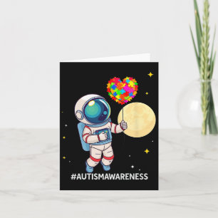 Tarjeta Autismo astronauta Bylloon Autism Awareness Space 
