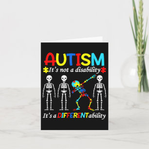 Tarjeta Autismo Concientización Autista Autistas Apoyan Au