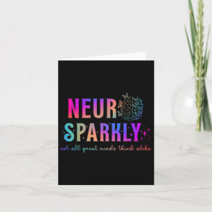 Tarjeta Autismo Del Asd De La Neuro Del Cerebro Muy Neurod