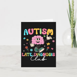 Tarjeta Autismo Diagnóstico tardío Club Neurodiversidad di