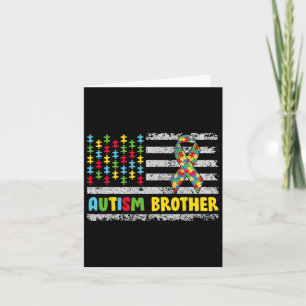 Tarjeta Autismo Hermano Conciencia Sobre El Autismo Mamá P