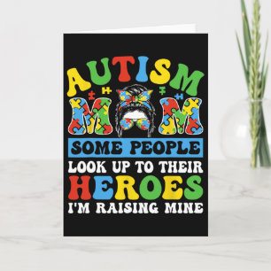 Tarjeta Autismo Mamá Algunas Personas Ven Como Héroes Esto