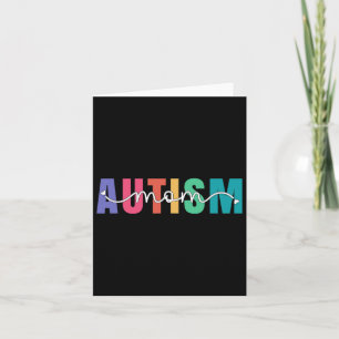 Tarjeta Autismo Mamá Autismo Concienciación Sobre El Autis