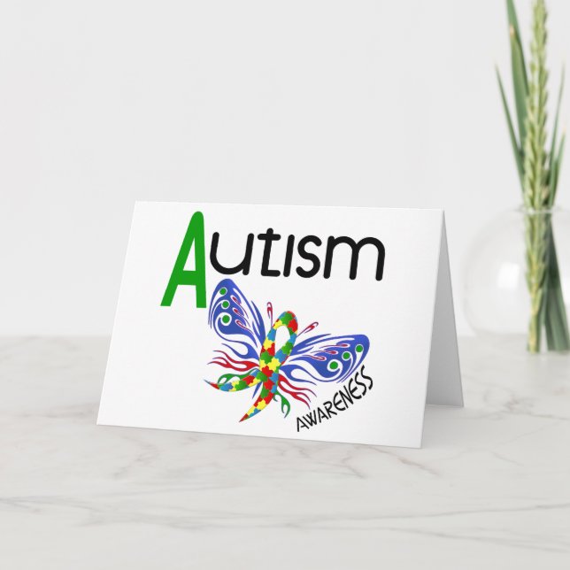 Tarjeta AUTISMO Mariposa 3.1 (Anverso)