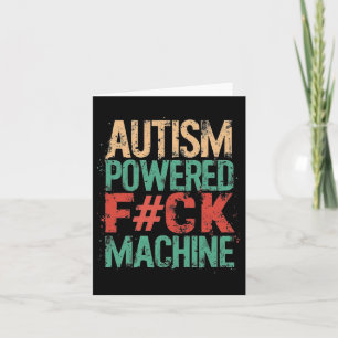Tarjeta Autismo ondulado impulsado por la ropa de salud de