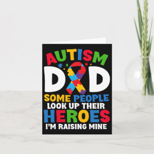 Tarjeta Autismo papi rompe la cinta de opciones Orgulloso 