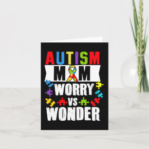 Tarjeta Autismo: preocupación de mamá frente a discapacida