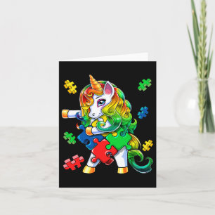 Tarjeta Autismo Sensibilización sobre la pérdida de la pie