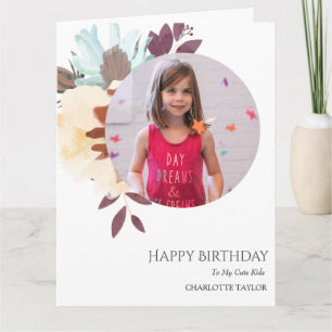 Tarjeta Auto de fotografía divertida y simple personalizad