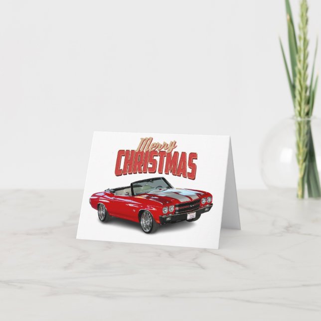 Tarjeta Auto muscular clásico (Anverso)