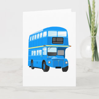 Tarjeta Autobús azul