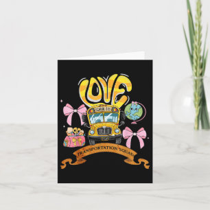 Tarjeta Autobús De La Brigada De Transporte Doodle Ayudó D