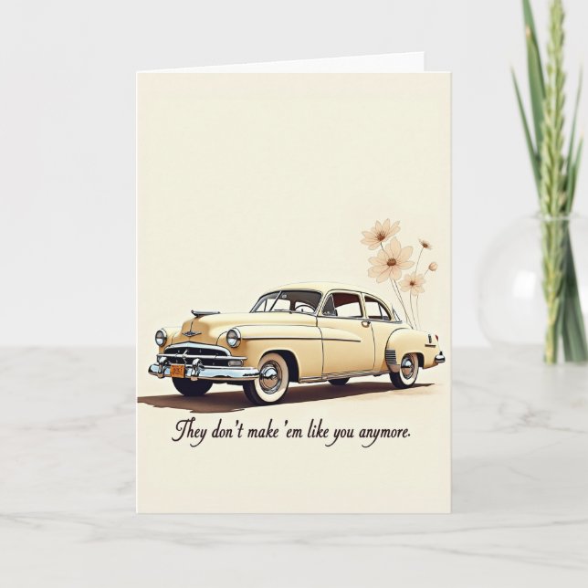Tarjeta Automática Día del Padre Floral (Anverso)