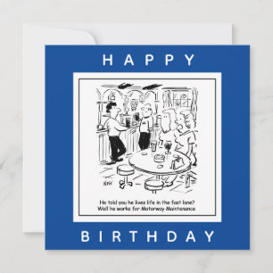 Tarjeta Autopista Vía Rápida. Trabajador de mantenimiento 