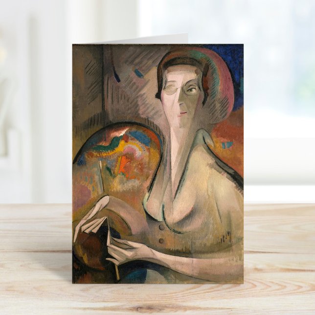 Tarjeta Autoretrato | Alice Bailly (Subido por el creador)