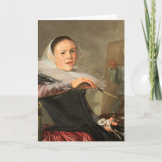 Tarjeta Autoretrato de Judith Jans Leyster