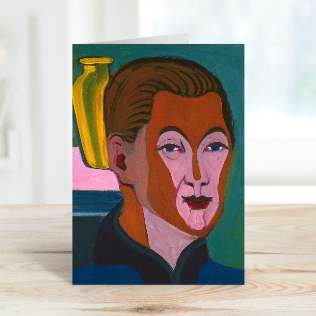Tarjeta Autoretrato | Ernst Ludwig Kirchner (Subido por el creador)