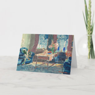 Tarjeta Autoretrato   George Luks