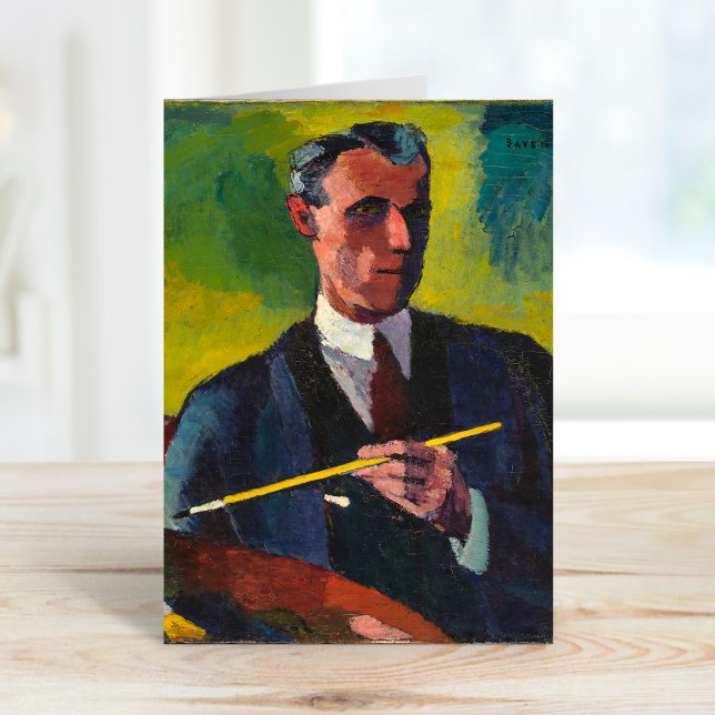 Tarjeta Autoretrato | Henry Lyman SaŪen (Subido por el creador)