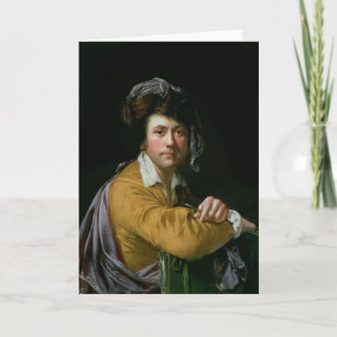 Tarjeta Autorretrato a la edad de cerca de cuarenta,