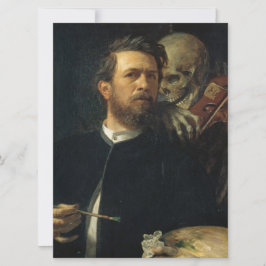 Tarjeta Autorretrato con la muerte como violinista (por Bö