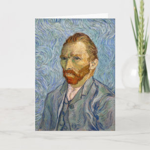 Tarjeta Autorretrato de Vincent Van Gogh