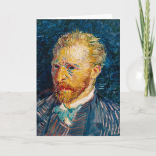 Tarjeta Autorretrato de Vincent Van Gogh