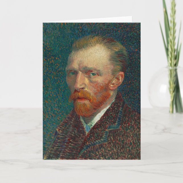Tarjeta Autorretrato | Vincent van Gogh (Anverso)