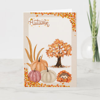 Tarjeta Autumn