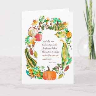 Tarjeta Autumn Card Art for Charity