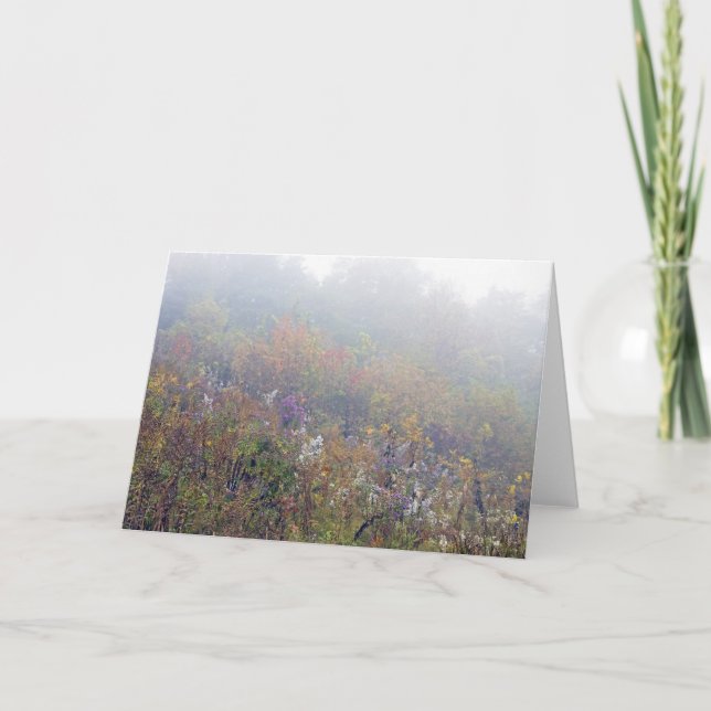 Tarjeta Autumn Flora (Anverso)