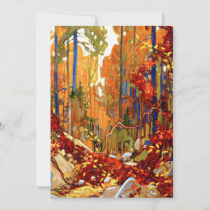 Tarjeta Autumn Garland de Tom Thomson,