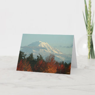 Tarjeta Autumn Rainier