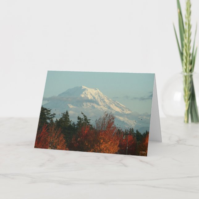 Tarjeta Autumn Rainier (Anverso)