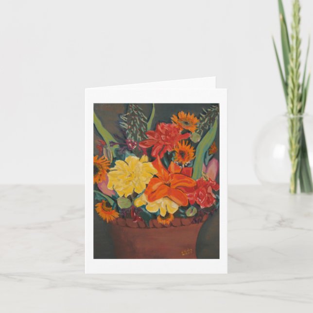 Tarjeta Autumn Urn notecard (Anverso)