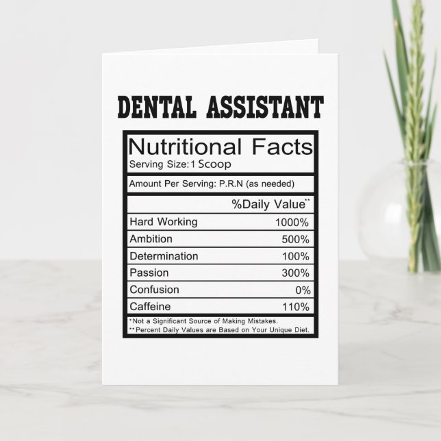 Tarjeta Auxiliar dental (Anverso)