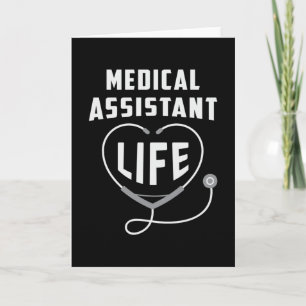 Tarjeta Auxiliar Médico Médica de Vida Enfermera de Medici