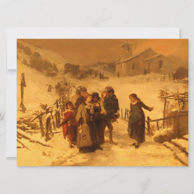 Tarjeta Avalanche (de Gerolamo Induno) (Anverso)