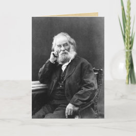 Tarjeta Avanzar en mi alma: Condolencia de Walt Whitman