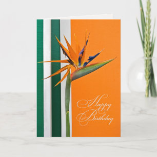 Tarjeta Ave del Paraíso Cumpleaños