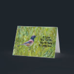 Tarjeta Ave Lover Cute Bird Birday Card Friend<br><div class="desc">Mi obra de arte digital original que muestra mi fotografía original de un ave Junco de ojos oscuros en un árbol está en esta tarjeta de cumpleaños de birdie de bonito. La imagen fue procesada con un efecto de fantasía acuarela para una apariencia ilustrada y caprichosa. El anverso de la...</div>