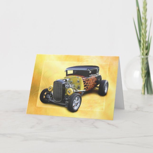 Tarjeta AVENGER DE RODILLA CALIENTE Modelo A 1932 (Anverso)